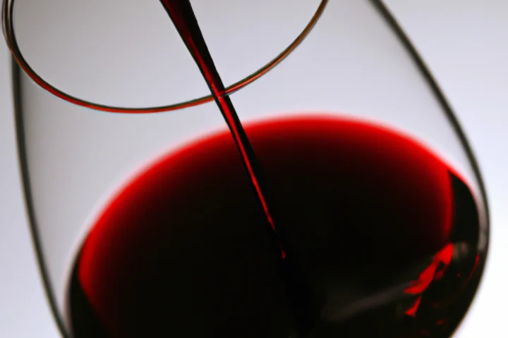 red wine tasting