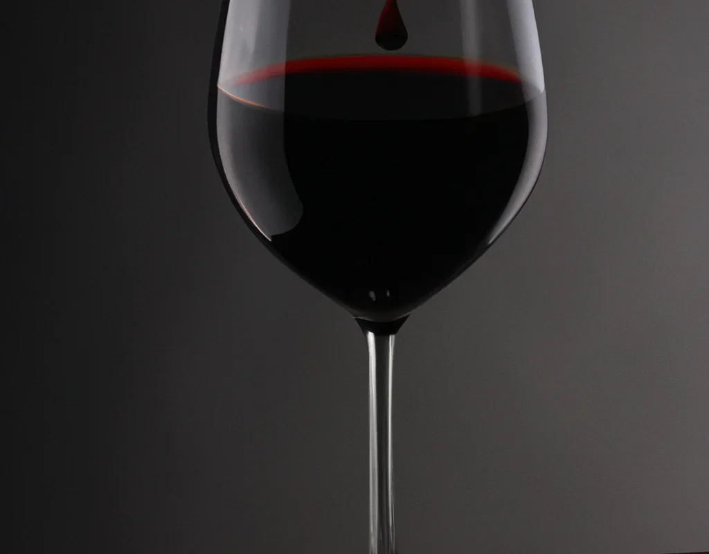 red wine tasting