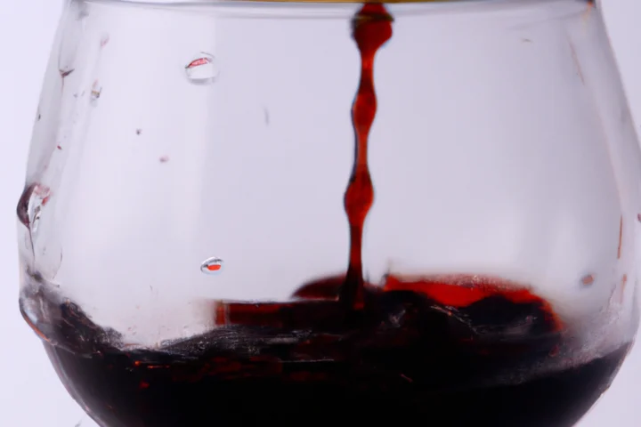 red wine tasting
